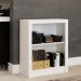 Armário para Escritório Eva 2 Portas Baixo Branco - Panorama Móveis