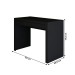 Mesa Escrivaninha 1 Gaveta Home Office Preto - Panorama Móveis