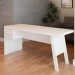 Mesa Escrivaninha 2 Gavetas para Escritório Veneza Branco - Panorama Móveis