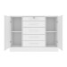 Cômoda Fortuna 2 Portas 5 Gavetas Neve - Tcil Móveis