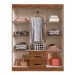 Guarda-Roupa Casal Sidney 6 Portas 2 Gavetas Castanho - Doripel