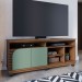 Rack para TV Até 65 Polegadas Jurerê 2 Portas Amêndoa/Hortelã - Colibri