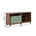 Rack para TV Até 65 Polegadas Jurerê 2 Portas Amêndoa/Hortelã - Colibri