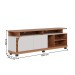Rack para TV Até 75 Polegadas Jurerê 2 Portas Freijó/Off White 1800 - Colibri