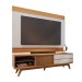 Rack com Painel para TV Até 75 Polegadas Veneza 1 Porta 2 Gavetas Freijo/Off White Matte - Colibri
