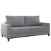 Sofá 2 Lugares Gibran Linho Inox - Vian