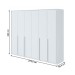 Guarda-Roupa Casal Imperatore 6 Portas 6 Gavetas 100% Mdf 81668.282 Branco - Móveis Lopas