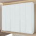 Guarda-Roupa Casal Imperatore 6 Portas 6 Gavetas 100% Mdf 81668.282 Branco - Móveis Lopas