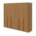 Guarda-Roupa Casal Imperatore 6 Portas 6 Gavetas 100% Mdf 81668.282 Amêndoa Clean - Móveis Lopas