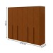 Guarda-Roupa Casal Imperatore 6 Portas 6 Gavetas 100% Mdf 81668.282 Frassino - Móveis Lopas