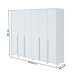 Guarda-Roupa Casal Imperatore 6 Portas 6 Gavetas 100% Mdf 81668.284 Branco - Móveis Lopas
