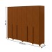 Guarda-Roupa Casal Imperatore 6 Portas 6 Gavetas 100% Mdf 81668.284 Frassino -  Móveis Lopas