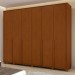 Guarda-Roupa Casal Imperatore 6 Portas 6 Gavetas 100% Mdf 81668.284 Frassino -  Móveis Lopas