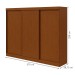 Guarda-Roupa Casal Nice 3 Portas 4 Gavetas Flex Frassino/Off White - Móveis Lopas