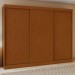 Guarda-Roupa Casal Nice 3 Portas 4 Gavetas Flex Frassino/Off White - Móveis Lopas