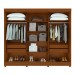 Guarda-Roupa Casal Nice 3 Portas 4 Gavetas Flex Frassino/Off White 73368.169 - Móveis Lopas