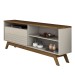 Rack para TV Até 42 Polegadas River 1 Porta 1 Prateleira Off White/Freijó - Panorama Móveis