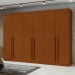 Guarda-Roupa Casal Berth 6 Portas 4 Gavetas Frassino - Móveis Lopas