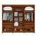 Guarda-Roupa Casal Bertha 6 Portas 4 Gavetas Frassino - Moveis Lopas