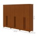Guarda-Roupa Casal Bertha 6 Portas 4 Gavetas Frassino - Moveis Lopas
