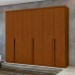 Guarda-Roupa Casal Alonzo 6 Portas 4 Gavetas 100% Mdf Frassino 59944.52 - Móveis Lopas