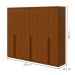 Guarda-Roupa Casal Alonzo 6 Portas 4 Gavetas 100% Mdf Frassino 59944.52 - Móveis Lopas