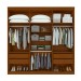 Guarda-Roupa Casal Alonzo 6 Portas 4 Gavetas 100% Mdf  Frassino/Off White 59944.52 - Móveis Lopas