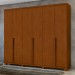 Guarda-Roupa Casal Alonzo 6 Portas 4 Gavetas 100% Mdf Frassino - Móveis Lopas