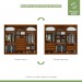 Guarda-Roupa Casal áries 6 Portas 5 Gavetas Frassino/Off White - Móveis Lopas