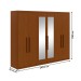 Guarda-Roupa Casal áries 6 Portas 5 Gavetas com Espelho 59621.59 Frassino -  Móveis Lopas