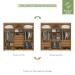 Guarda-Roupa Casal áries 6 Portas 5 Gavetas Flex 59621.58 Amêndoa Clean - Móveis Lopas