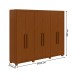 Guarda-Roupa Casal áries 6 Portas 5 Gavetas Flex 59621.58 Frassino - Móveis Lopas