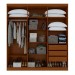 Guarda-Roupa Casal Jazz 6 Portas 3 Gavetas Frassino - Móveis Lopas