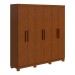 Guarda-Roupa Casal Jazz 6 Portas 3 Gavetas 73939.58 Frassino - Móveis Lopas