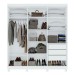 Guarda-Roupa Casal Jazz 6 Portas 3 Gavetas com Espelho 73939.3 Branco - Móveis Lopas