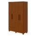 Guarda-Roupa Solteiro Zeus 4 Portas 2 Gavetas 59602.58 Frassino - Móveis Lopas