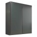 Guarda-Roupa Solteiro Veneto 2 Portas 3 Gavetas 100% Mdf Cinza - Mambel