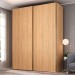 Guarda-Roupa Solteiro Veneto 2 Portas 3 Gavetas 100% Mdf Olmo Italiano - Mambel