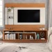 Estante para TV Até 65 Polegadas Columbus 1 Porta 2 Prateleiras Naturalle/Off White - Panorama Móveis