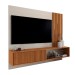Painel para TV Até 75 Polegadas Dortmund com Led 1 Porta Off White/Naturalle - Panorama Móveis