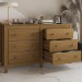 Cômoda Grécia 6 Gavetas Amêndoa Clean - Panorama Móveis