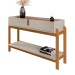 Aparador Lizz 2 Gavetas Off White/Cedro - Casa D