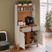 Aparador Lizz 2 Portas 2 Gavetas Off White/Cedro - Casa D