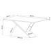 Mesa de Jantar 6 Lugares Fusion Mel/Blonde/Marfin - Viero Móveis