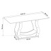 Mesa de Jantar 4 Lugares Gol Mel/Blonde/Pérola - Viero Móveis