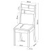 Mesa de Jantar 6 Lugares Vivy Mel/Blonde/Bombom - Viero Móveis