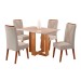 Mesa de Jantar 4 Lugares Nivus Mel/Blonde/Marfim - Viero Móveis