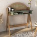 Mesa Escrivaninha Mali 100% Mdf Carvalho/Menta - Pnr Móveis