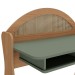 Mesa Escrivaninha Mali 100% Mdf Carvalho/Menta - Pnr Móveis