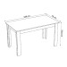 Mesa de Jantar 6 Lugares Ariela Mel/Perola - Viero Móveis